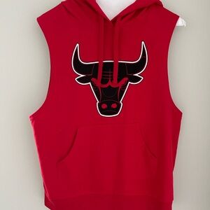 NBA Red Sleeveless Hoodie for Kids